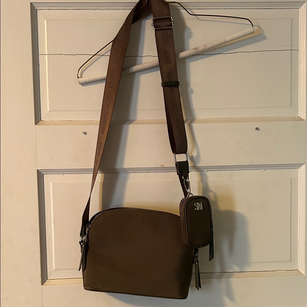 Elegant army green Crossbody Bag with Pouch